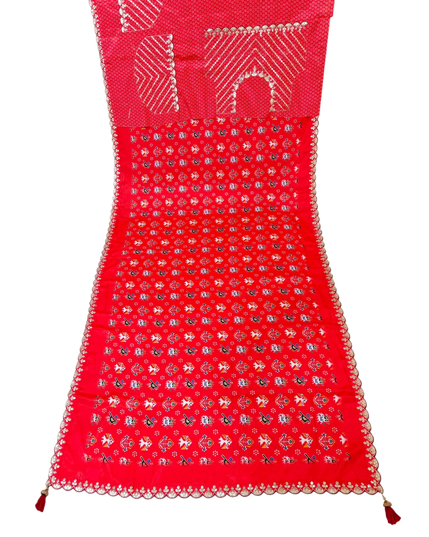 Kshipra - RT2026014 (Red Elephant Print) - View 4 | RAJRANI TRENDS