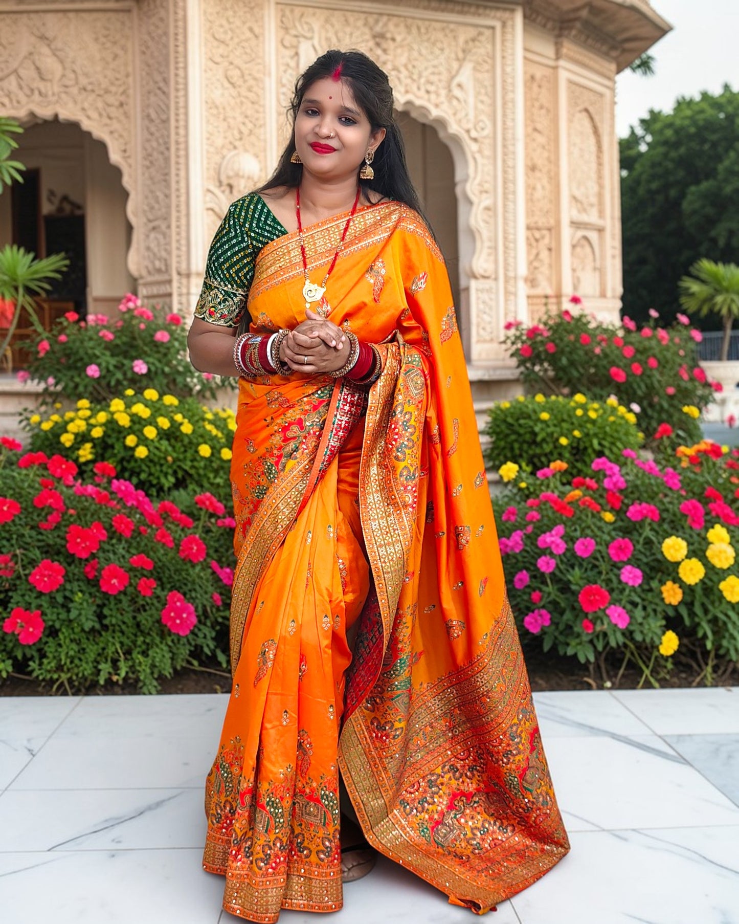 SURYAMUKHI - RT2026023 (Premium Pushmina Silk) - View 3 | RAJRANI TRENDS