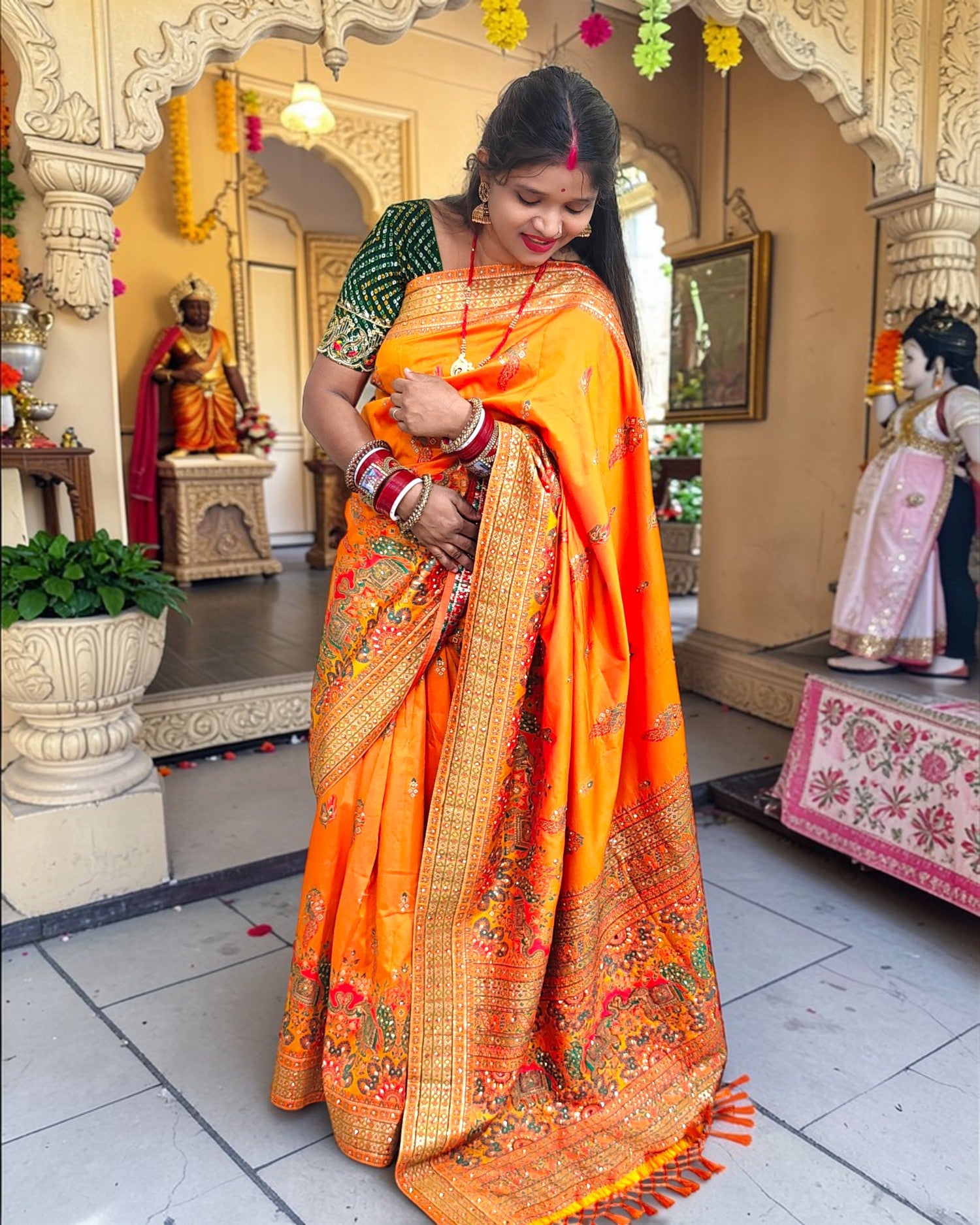 SURYAMUKHI - RT2026023 (Premium Pushmina Silk) - View 2 | RAJRANI TRENDS