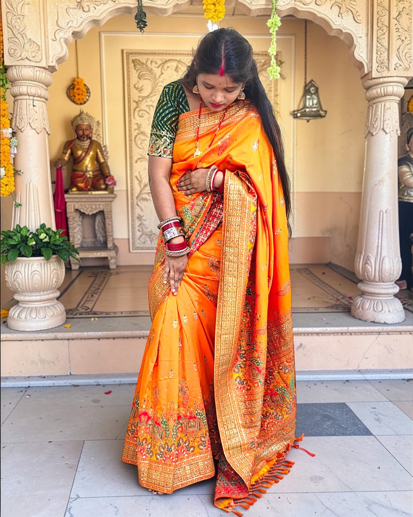 SURYAMUKHI - RT2026023 (Premium Pushmina Silk) | RAJRANI TRENDS