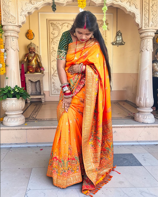 SURYAMUKHI - RT2026023 (Premium Pushmina Silk) | RAJRANI TRENDS