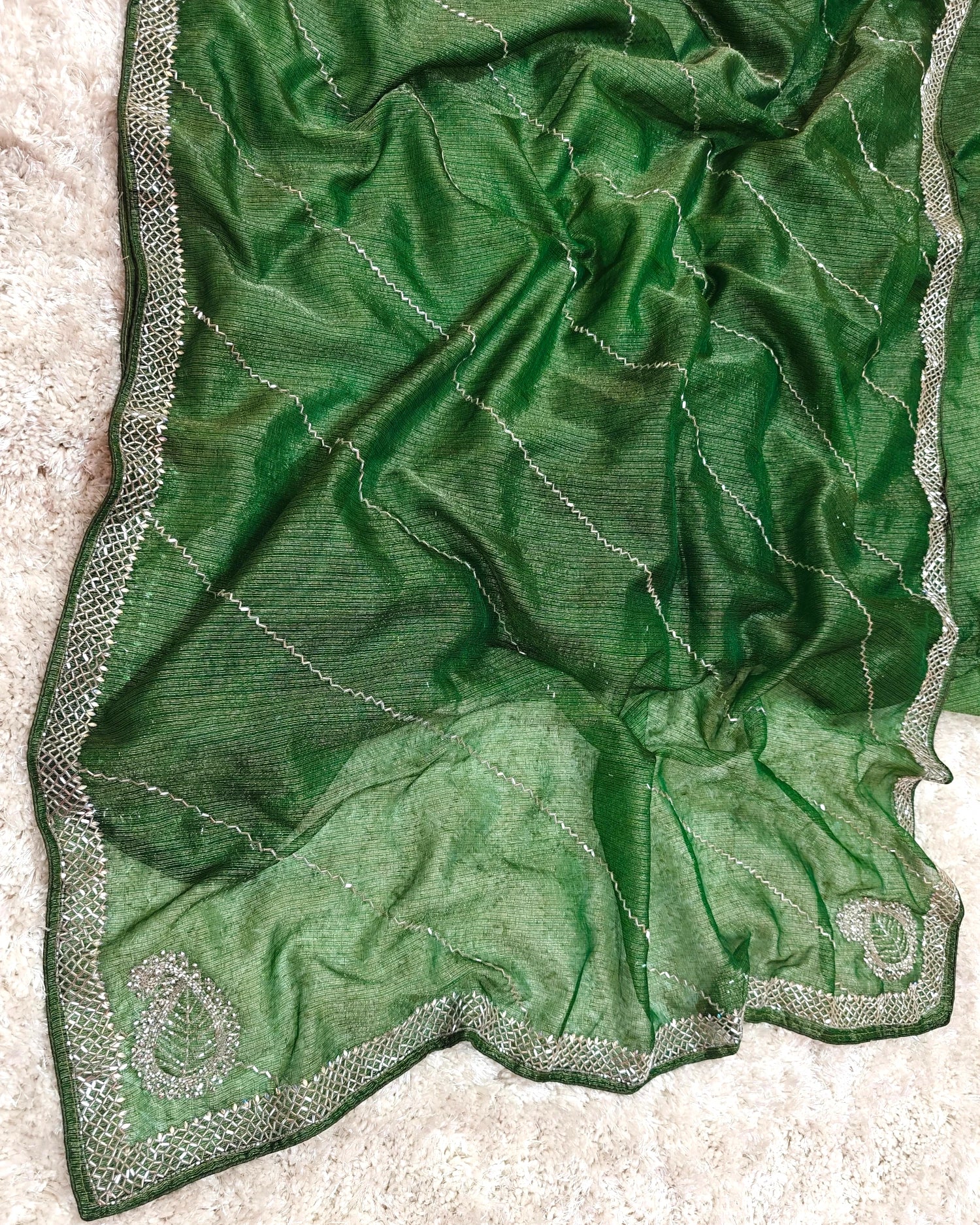 Kiara – RT2026037 Twill Net Designer Saree | Cat Dana Work Border | RAJRANI TRENDS