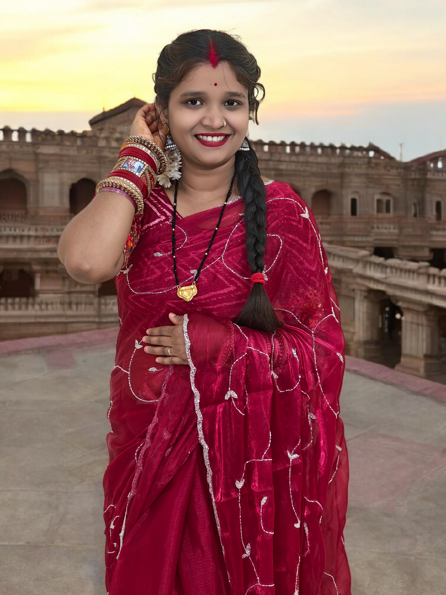 Ganga - RT2026008 (Jimmy Choo Hand Work) | RAJRANI TRENDS