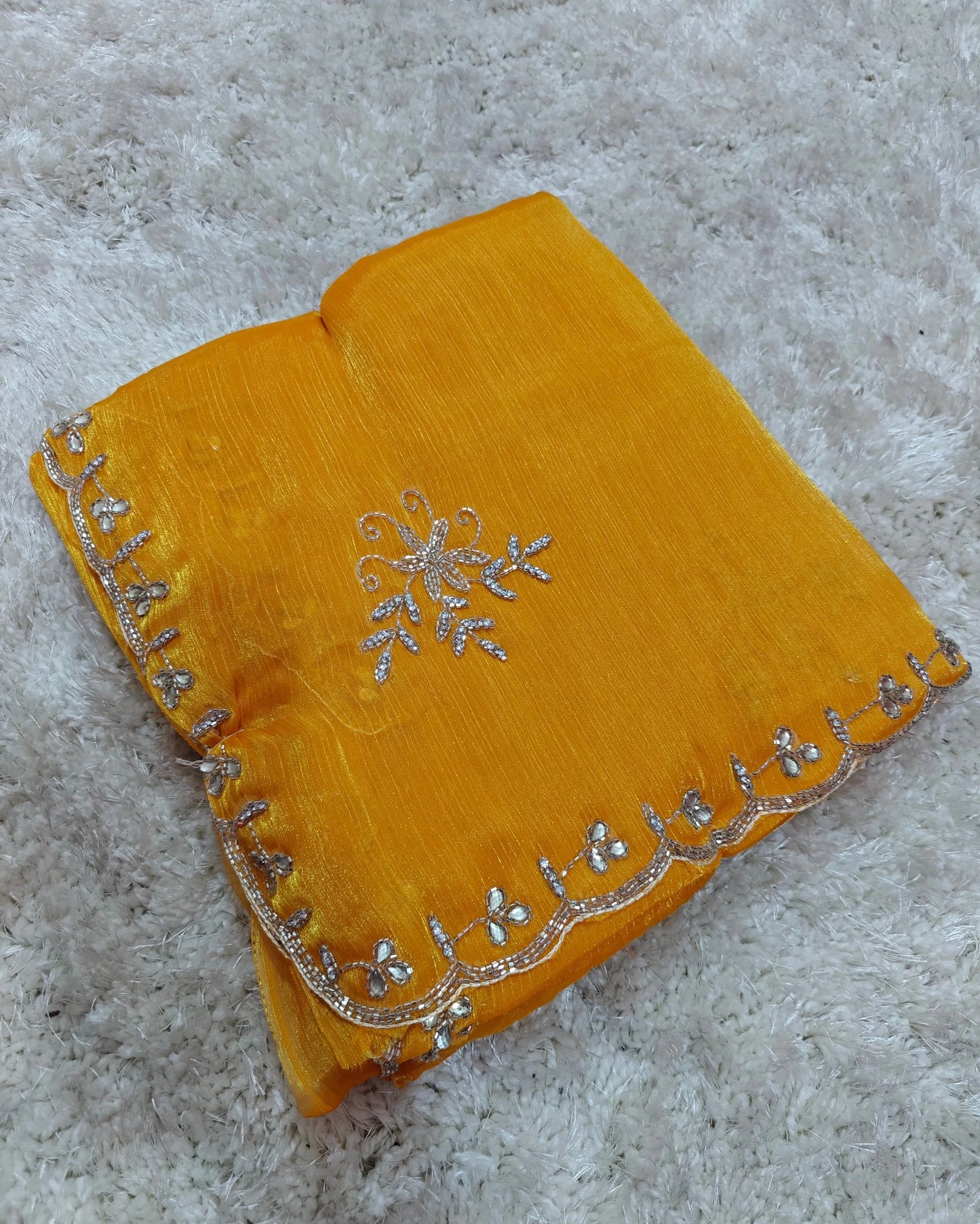 Ira - RT2026030 Premium Jimmy Choo Saree | Cat Dana Hand Work | RAJRANI TRENDS