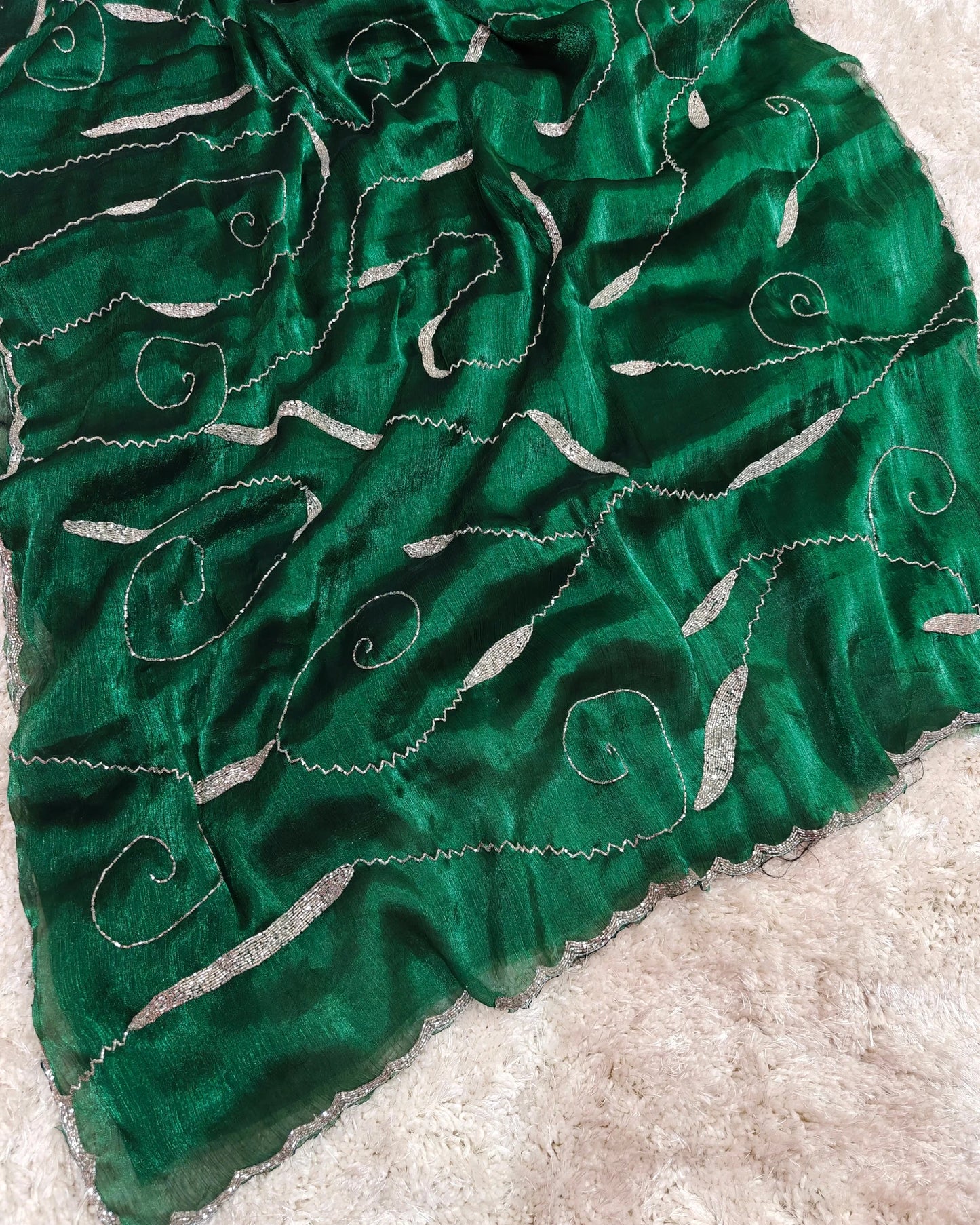 Myra - RT2026033 Premium Jimmy Choo Saree | Cut Dana Hand Work | Party & Wedding Wear | RAJRANI TRENDS