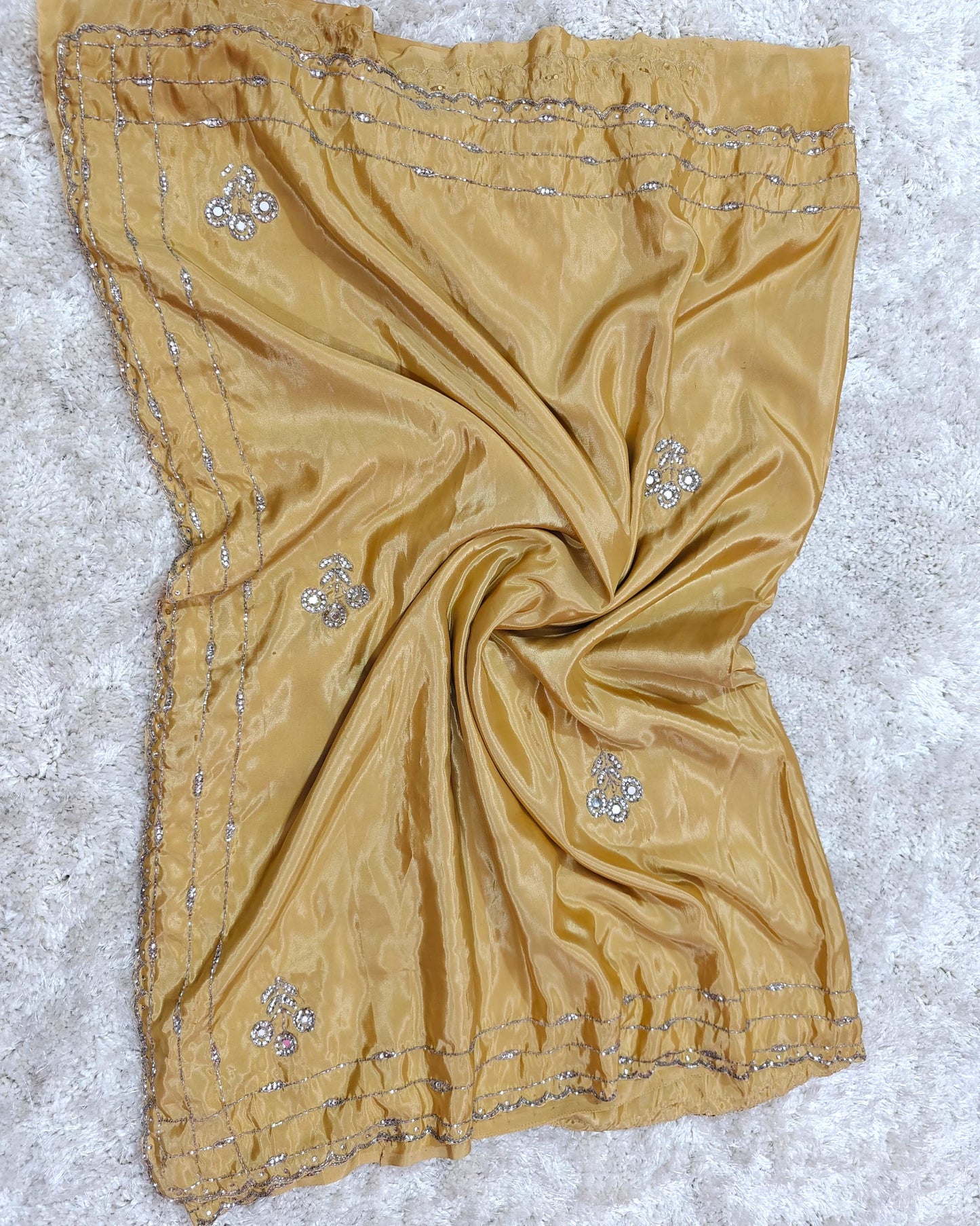 Anvika - RT2026031 Premium Chocolate Fabric Saree | Elegant Hand Work | Wedding & Party Wear - View 2 | RAJRANI TRENDS