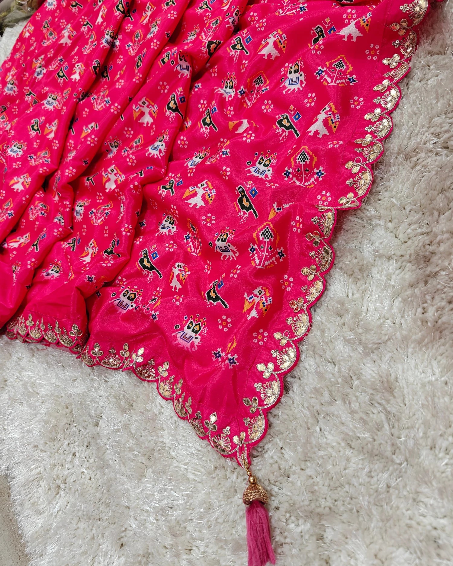 Kshipra - RT2026014 (Red Elephant Print) - View 2 | RAJRANI TRENDS