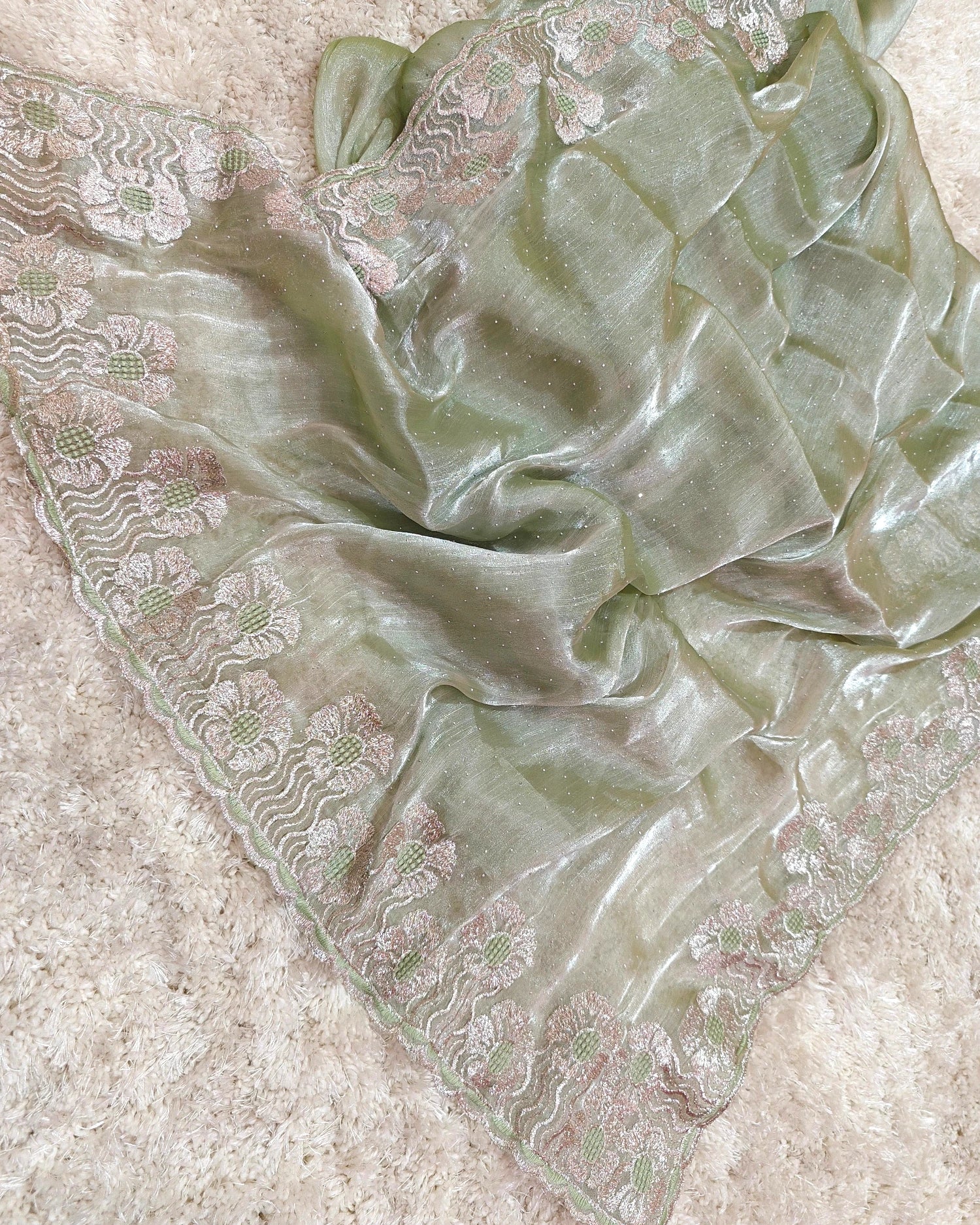 Meher – RT2026043 Jimmy Choo Saree with Thread Embroidery Border | RAJRANI TRENDS