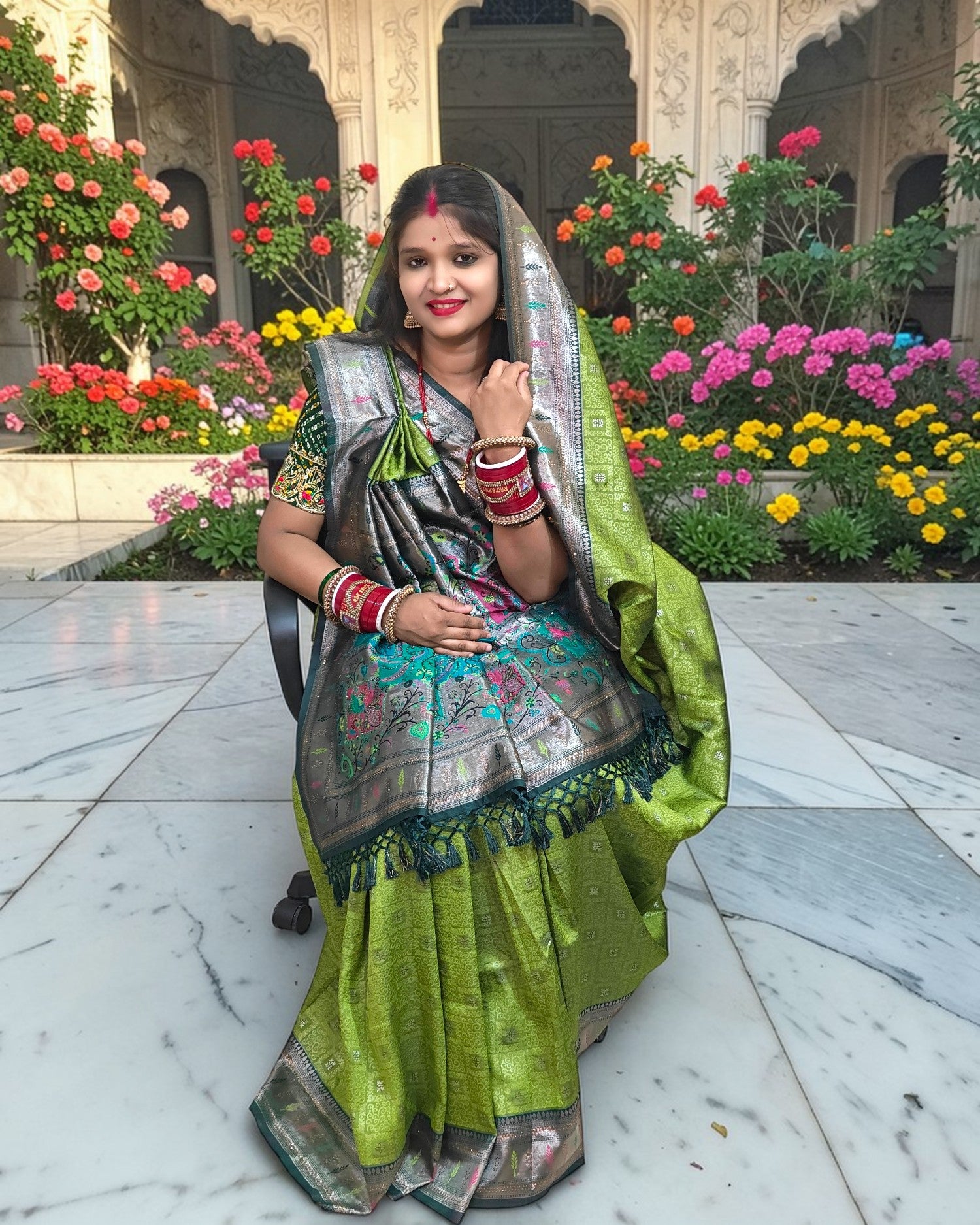 Annapurna - RT2026024 (Premium Paithani Silk) - View 2 | RAJRANI TRENDS