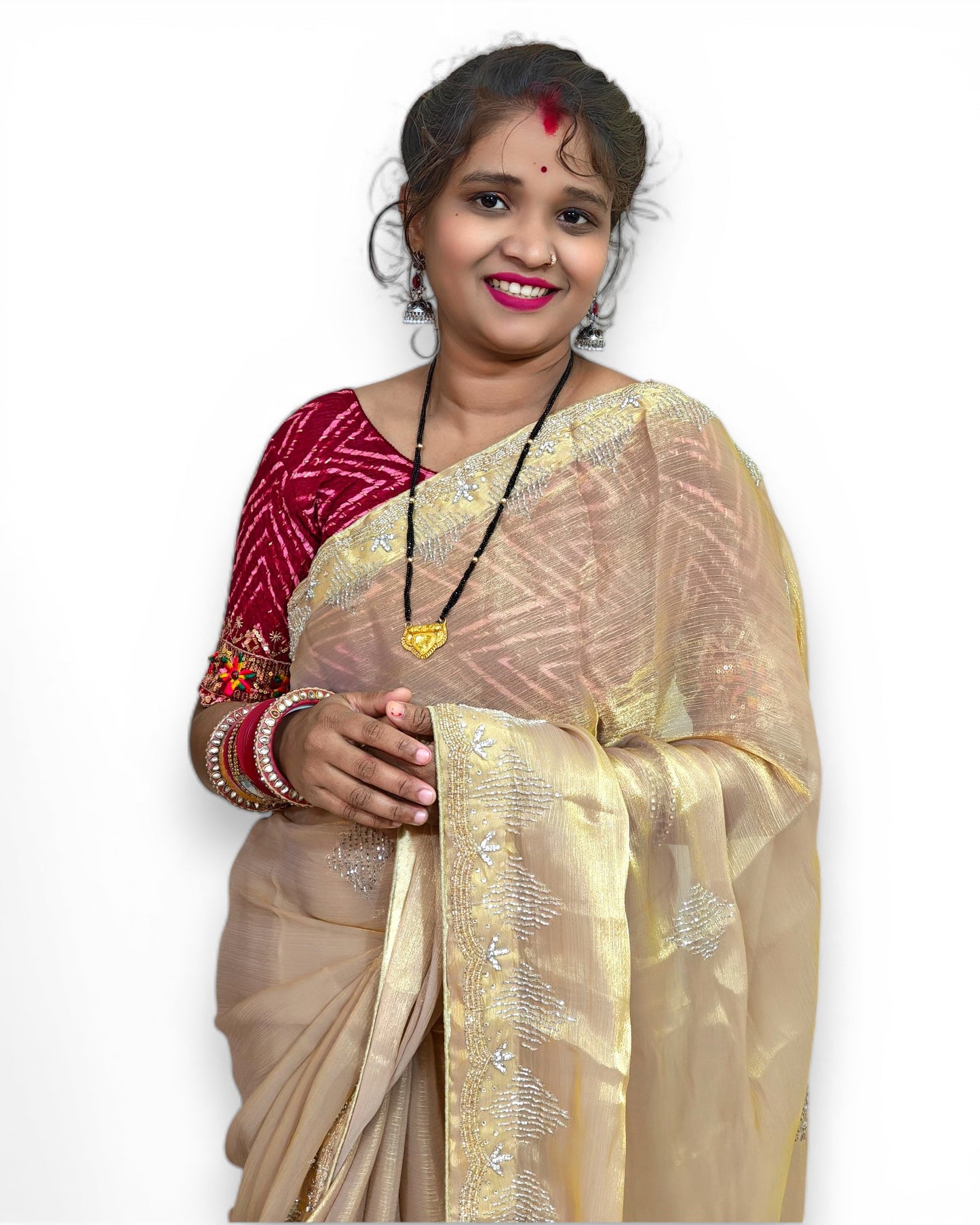 Kaveri - RT2026005 (Burbrick Heavy Embroidery) - View 3 | RAJRANI TRENDS