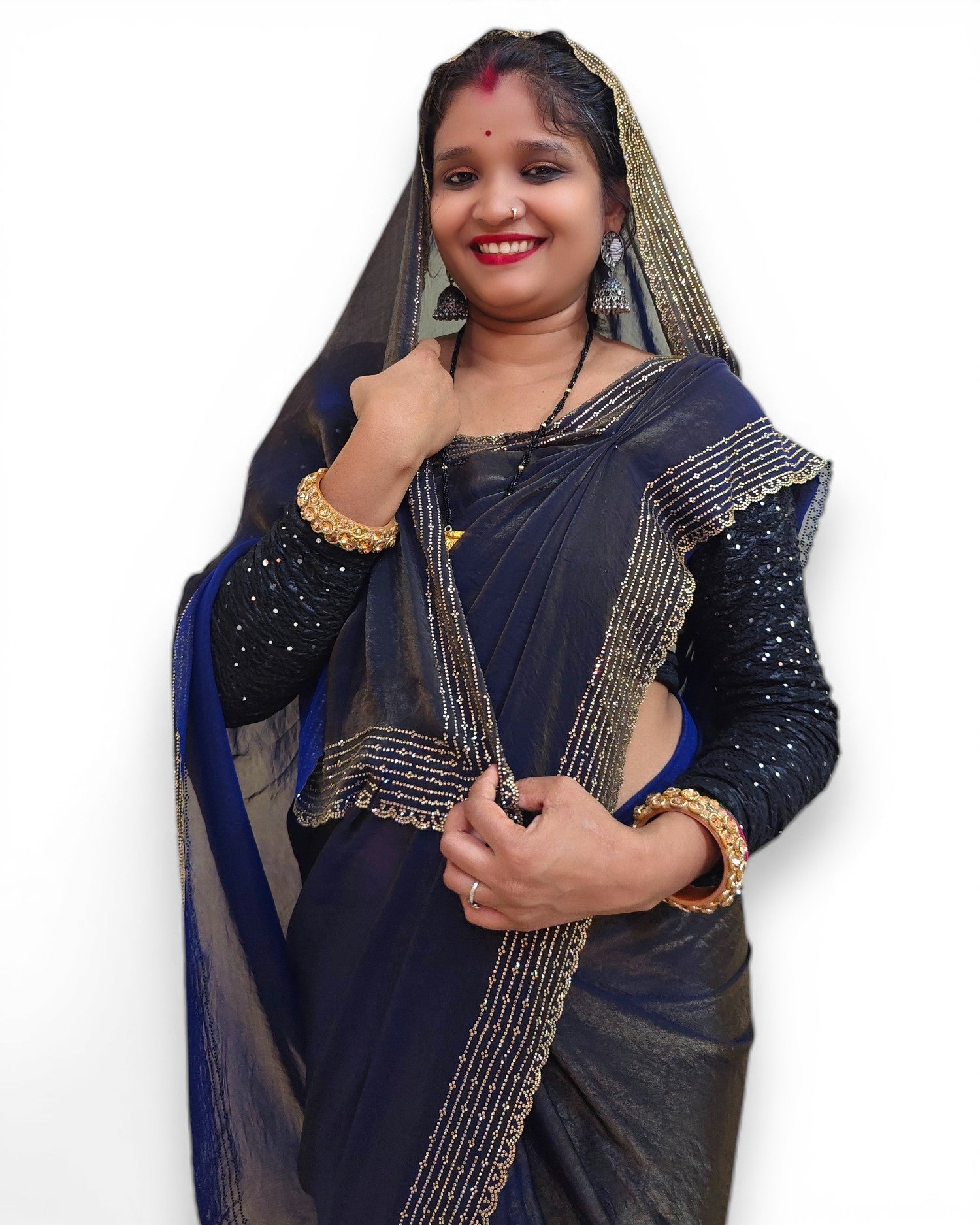 Alaknanda - RT2026002 (Fandy Fabric Golden Border) | RAJRANI TRENDS